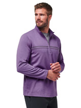 TravisMathew Upgraded CS 1/4-Zip - Heather Imperial