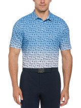 Callaway Retro Tech Ombre Polo - Comet Sea Star