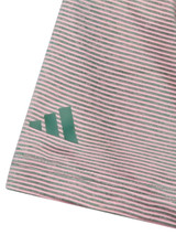 adidas Boy's Ottoman Striped Short Sleeve Polo Shirt - Collegiate Green