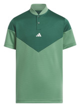 adidas Boy's HEAT.RDY Sport Collar Polo - Preloved Green