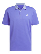 adidas Ultimate365 Tour Twistknit Polo Shirt - Cobalt Blue