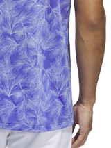 adidas Ultimate365 Mesh Print Polo Shirt - Cobalt Blue/Blue Spark