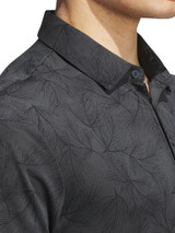 adidas Ultimate365 Mesh Print Polo Shirt - Carbon/Black