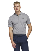 adidas Drive Heather Polo Shirt - Grey Three Mel.