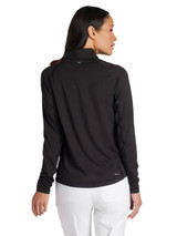 Puma Women's YouV Solid Golf 1/4 Zip - Puma Black