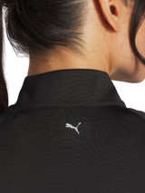 Puma Women's YouV Solid Golf 1/4 Zip - Puma Black