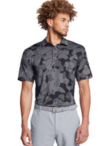 Under Armour Playoff 3.0 Printed Polo - Black/Black