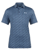 Under Armour Playoff 3.0 Printed Polo - Midnight Navy/Horizon Blue