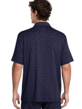 Under Armour Playoff 3.0 Check Jacquard Polo - Midnight Navy/Midnight Navy