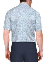 Ben Hogan All Over Mosaic Print Polo Shirt - Bright White