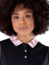 Nivo Womens Darci Sleeveless Polo - Black