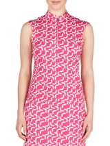 Nivo Womens Laverne Long Sleeve Mock - Jazzy Pink