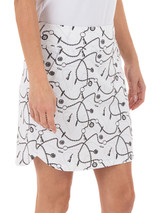 Nivo Leelou Pull-On Skort (18") - White