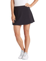 Puma Women's Resort Wrap Golf Skort (15.5") - Puma Black