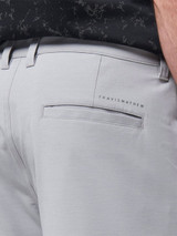 TravisMathew Tech Chino 8-Inch Short - Heather Sleet