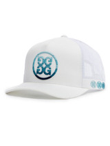 G/FORE Circle G's Ombre Interlock Knit Trucker - Snow