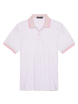 G/FORE Blossom Rib Collar Tech Jersey Slim Fit Polo - Blush