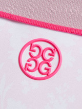 G/FORE Blossom Rib Collar Tech Jersey Slim Fit Polo - Blush