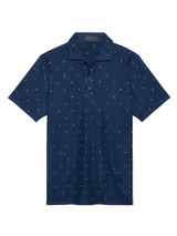 G/FORE Mini Stars Tech Piqué Slim Fit Polo - Twilight