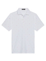 G/FORE Mini Stars Tech Piqué Slim Fit Polo - Snow