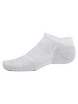Under Armour Elevated Performance 2-Pack No Show Tab Socks - White