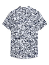 Puma Women's CLOUDSPUN Zebra Golf Polo - White Glow/Deep Navy