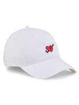 Puma Women's Love Golf Dad Cap - White Glow/Strong Red
