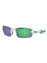 Oakley Flak XXS (Youth Fit) Sunglasses - Matte White w/ Prizm Jade