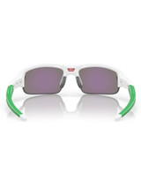Oakley Flak XXS (Youth Fit) Sunglasses - Matte White w/ Prizm Jade