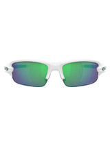 Oakley Flak XXS (Youth Fit) Sunglasses - Matte White w/ Prizm Jade