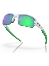 Oakley Flak XXS (Youth Fit) Sunglasses - Matte White w/ Prizm Jade