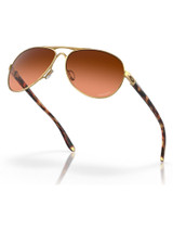 Oakley Feedback Sunglasses - Polished Gold w/ Prizm Brown Gradient