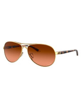 Oakley Feedback Sunglasses - Polished Gold w/ Prizm Brown Gradient