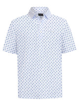 Greg Norman ML75 Paradise Printed Polo - White