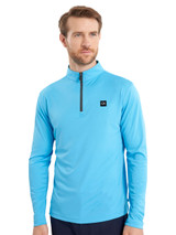 Calvin Klein Westgate Half Zip - Aquarius
