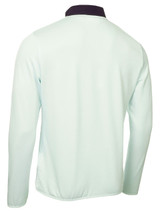 Calvin Klein Atlantic Hybrid Half Zip - Light Jade/Navy