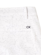 Calvin Klein Printed Bullet Regular Fit Stretch Short - White
