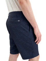 Calvin Klein Printed Bullet Regular Fit Stretch Short - Navy