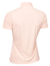Calvin Klein Womens Tattler Mock Neck Top - Shell Pink