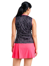 Nivo W Vivian Sleeveless Mock - Black