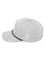 Malbon Roll King Nylon Rope Hat - Grey