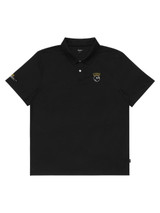 Malbon Trophy Performance Pique Polo - Black