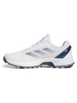 adidas Adizero ZG Spikeless Golf Shoes - Ftwr White/Collegiate Navy/Zero Met.