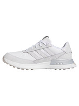 adidas Womens S2G 25 Leather Spikeless Golf Shoes - Ftwr White/Silver Met.