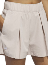 adidas Womens Go-To Pleated 5-Inch Short - Wonder Taupe