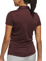 adidas Womens Performance Short Sleeve Polo Shirt - Aurora Ruby