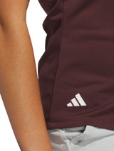 adidas Womens Performance Short Sleeve Polo Shirt - Aurora Ruby