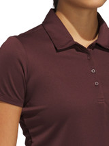 adidas Womens Performance Short Sleeve Polo Shirt - Aurora Ruby