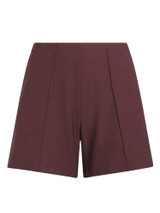 adidas Womens Pintuck 5-Inch Pull On Short - Aurora Ruby