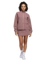 adidas Womens Ultimate365 Gingham 15-Inch Skort - Aurora Ruby